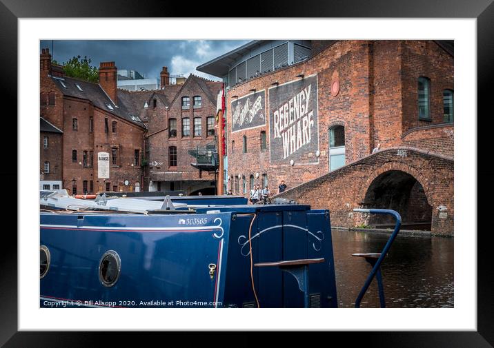 Bricks and Boats. Framed Mounted Print by Bill Allsopp