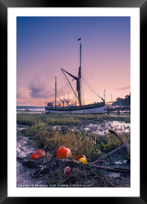 Anchors and buoys. Framed Mounted Print by Bill Allsopp