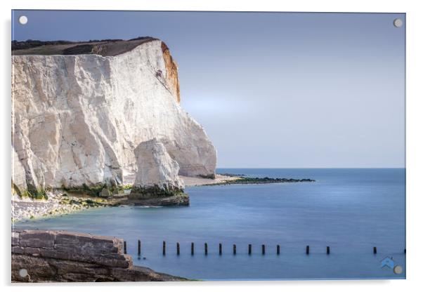 Seaford Head Acrylic by Mark Jones