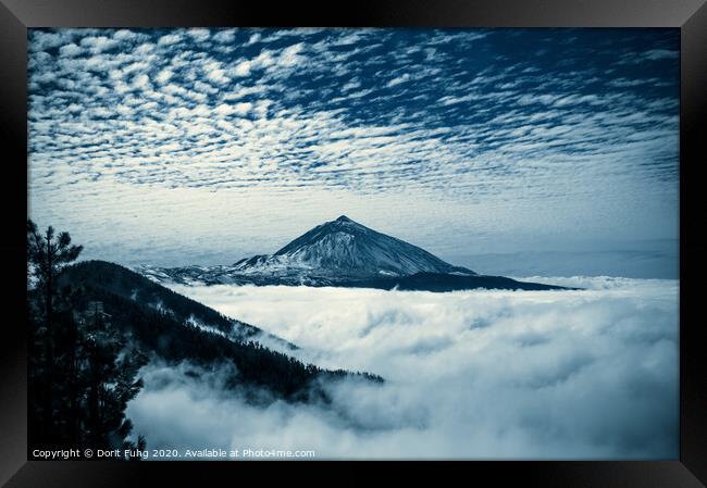Pico del Teide Framed Print by Dorit Fuhg