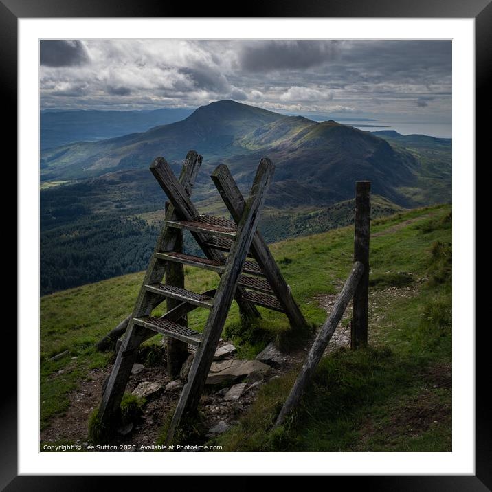 Old ladder style  Framed Mounted Print by Lee Sutton