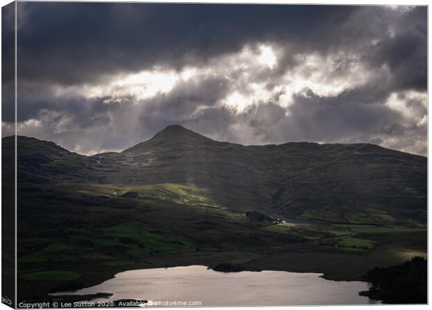 Breaking Light Canvas Print by Lee Sutton