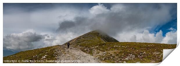 The road to Croagh Patrick 200 m from the top, Ireland Print by Frank Bach