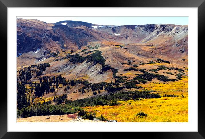 Rocky Mountain National Park Framed Mounted Print by Mikhail Pogosov
