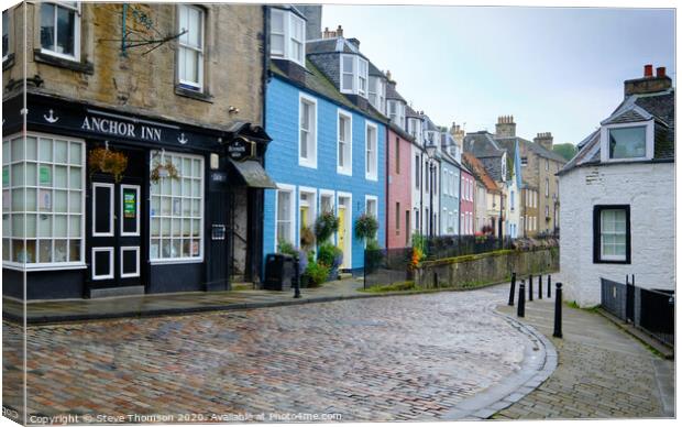 South Queensferry, Scotland  Canvas Print by Steve Thomson