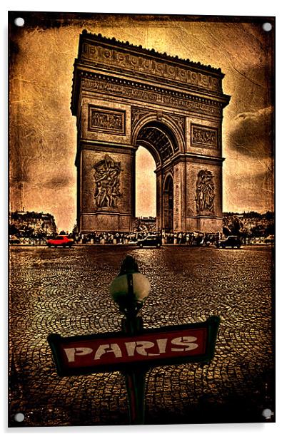 Arc de Triomphe de l'Étoile Acrylic by Chris Lord