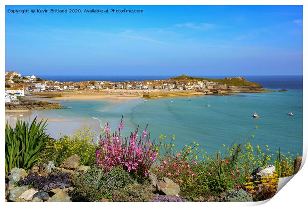 St Ives cornwall Print by Kevin Britland
