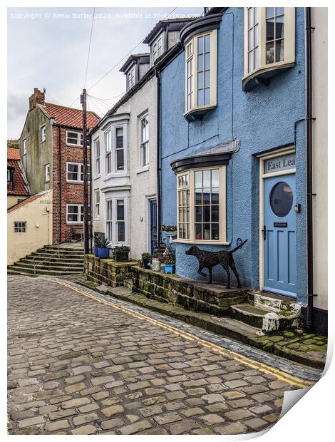 Staithes Street Print by Aimie Burley