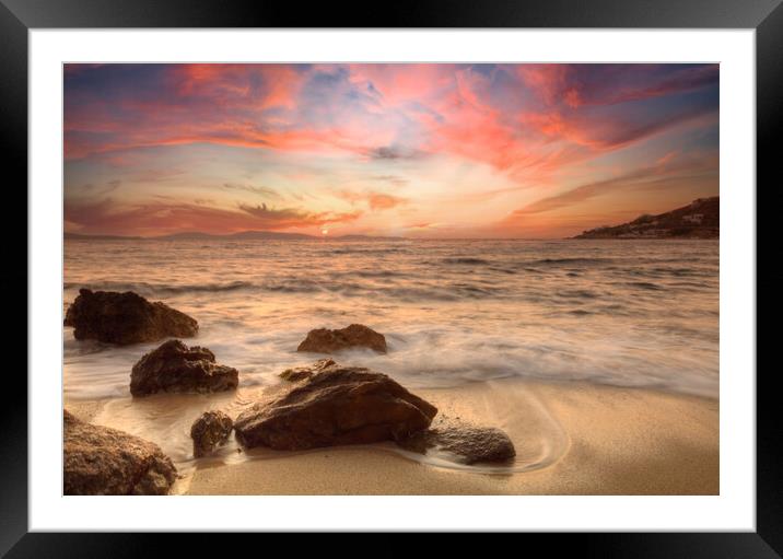 Shirley Valentine beach Framed Mounted Print by Rory Trappe