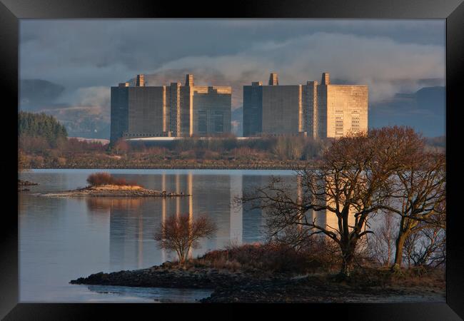 Trawsfynydd power station Framed Print by Rory Trappe
