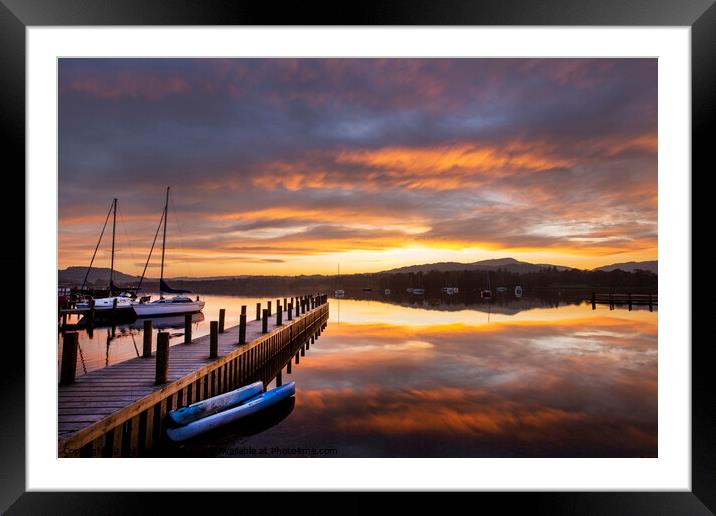 The jetty. Framed Mounted Print by Ashley Cooper