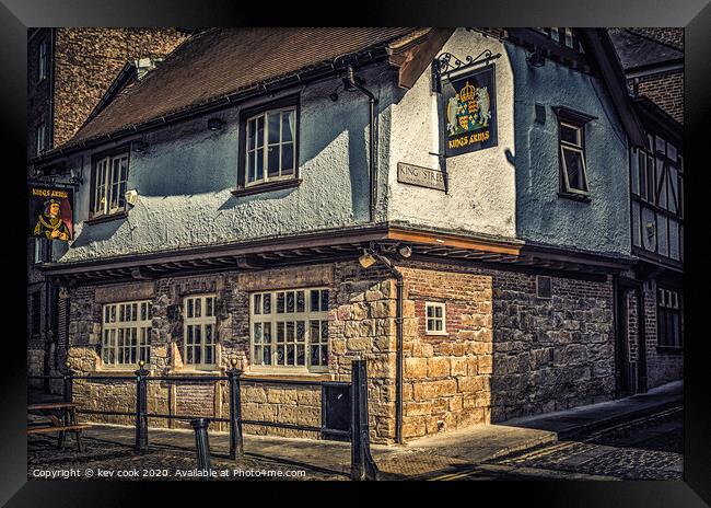 kings arms -york Framed Print by kevin cook