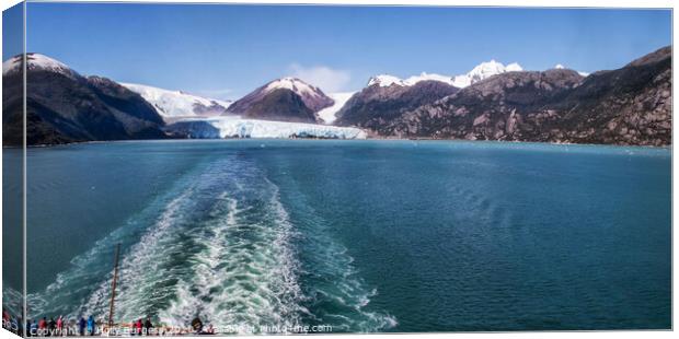 Chilean Coastal Voyage: Glaciers and Fjords Canvas Print by Holly Burgess