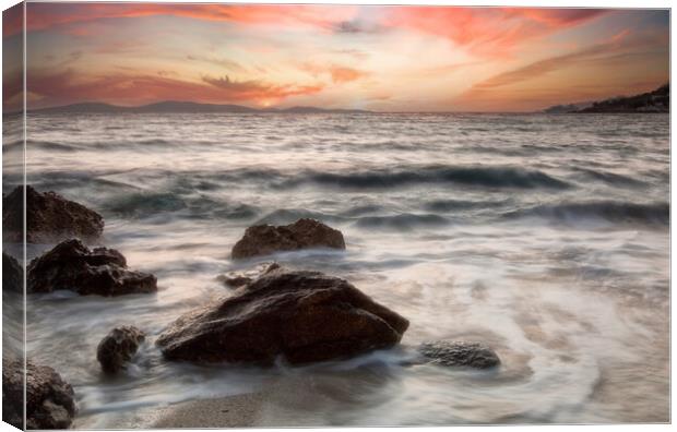 Agos Ioannis beach Canvas Print by Rory Trappe