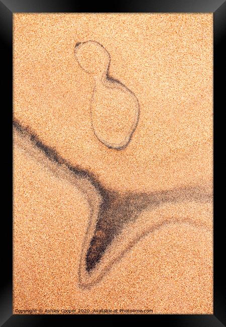 Beach art Framed Print by Ashley Cooper