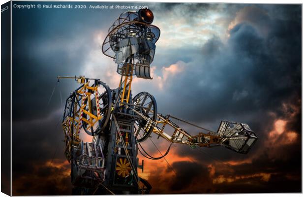 The Man Engine Canvas Print by Paul Richards