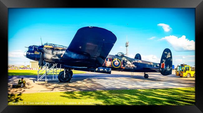 Lancaster Bomber  Framed Print by Tom Hartfil-Allgood