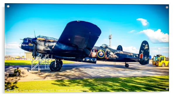Lancaster Bomber  Acrylic by Tom Hartfil-Allgood