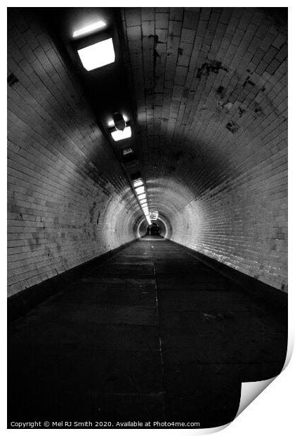 The Enchanting Thames Tunnel Print by Mel RJ Smith