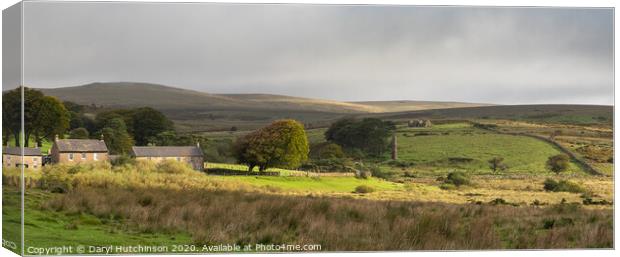 Powder Mills Dartmoor Canvas Print by Daryl Peter Hutchinson