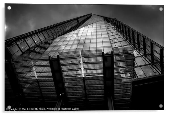 "Spectacular Symmetry of London Skyscraper" Acrylic by Mel RJ Smith