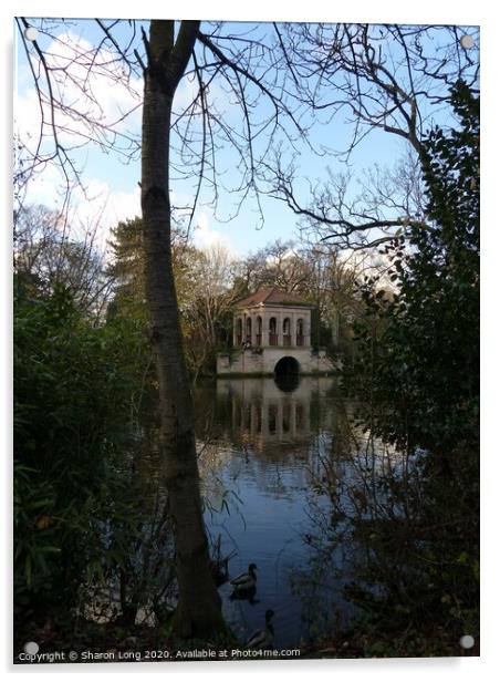 The Boathouse of Birkenhead Park Acrylic by Photography by Sharon Long 