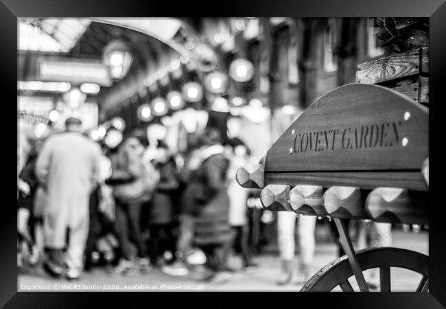 "Enchanting Festivities in Covent Garden" Framed Print by Mel RJ Smith