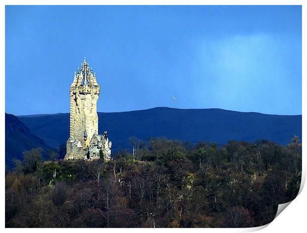 Wallace Monument Print by Ann Callaghan