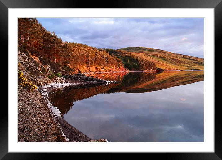 Whiteadder Reservoir Framed Mounted Print by Keith Thorburn EFIAP/b