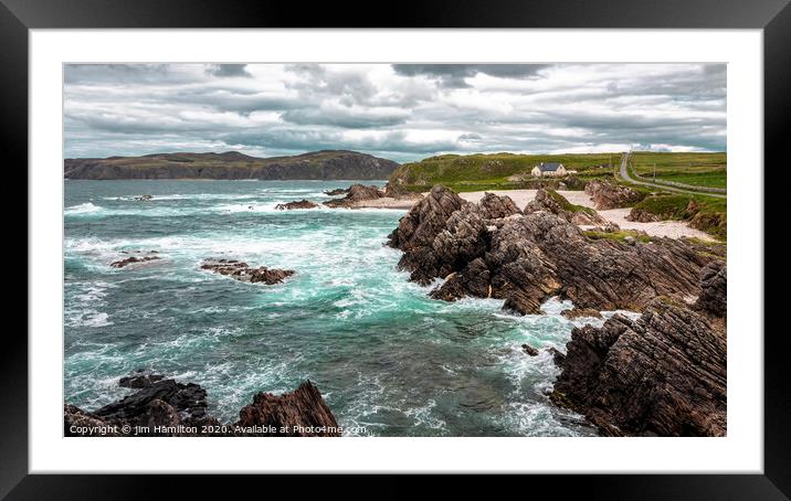 Majestic Isle of Doagh Framed Mounted Print by jim Hamilton