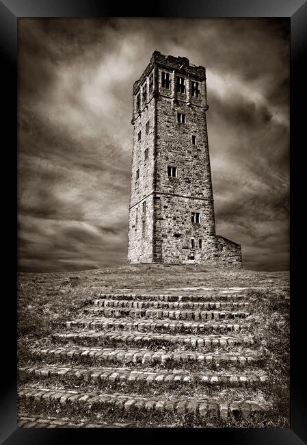 Victoria Tower,Castle Hill   Framed Print by Darren Galpin