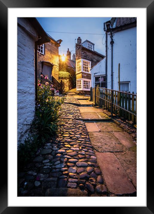 The Openings Robin Hoods Bay Framed Mounted Print by Martin Williams