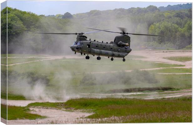 RAF Chinook Canvas Print by Oxon Images