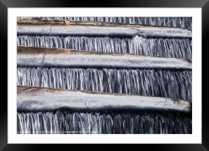 Serenity of a Mountain Stream Framed Mounted Print by Simon Marlow