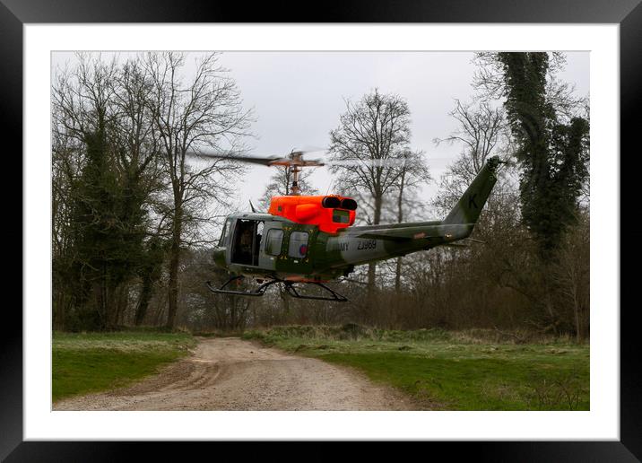 AAC Bell 212 Framed Mounted Print by Oxon Images