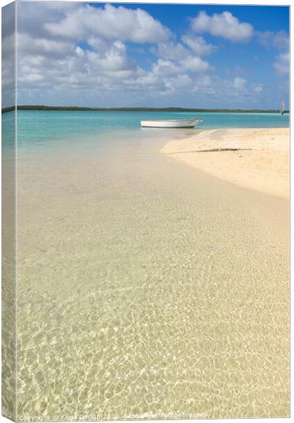 Caribbean Paradise, Bonaire Canvas Print by Kasia Design