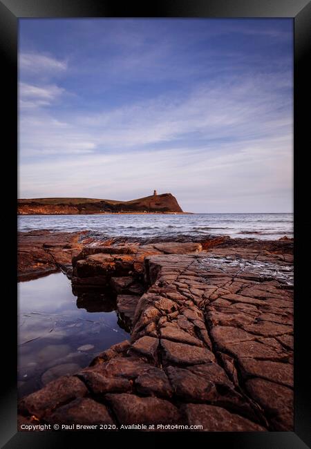 Dorsets Coast Framed Print by Paul Brewer