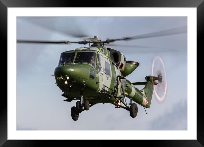 Westland Lynx AH9A Framed Mounted Print by Oxon Images