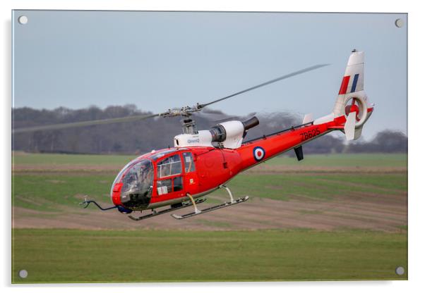 Gazelle Helicopter SPTA Acrylic by Oxon Images