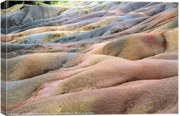 Chamarel Seven Coloured Earths, Mauritius Canvas Print by Carole-Anne Fooks