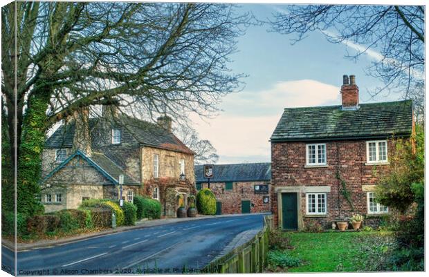 Wentworth Village  Canvas Print by Alison Chambers