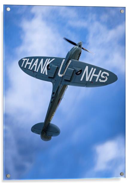 NHS Spitfire Acrylic by J Biggadike