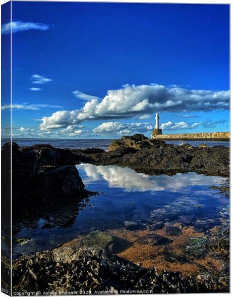 Aberdeen Lighthouse  Canvas Print by Ashley Bremner