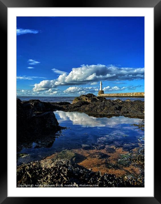 Aberdeen Lighthouse  Framed Mounted Print by Ashley Bremner