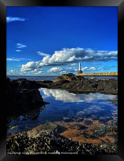 Aberdeen Lighthouse  Framed Print by Ashley Bremner