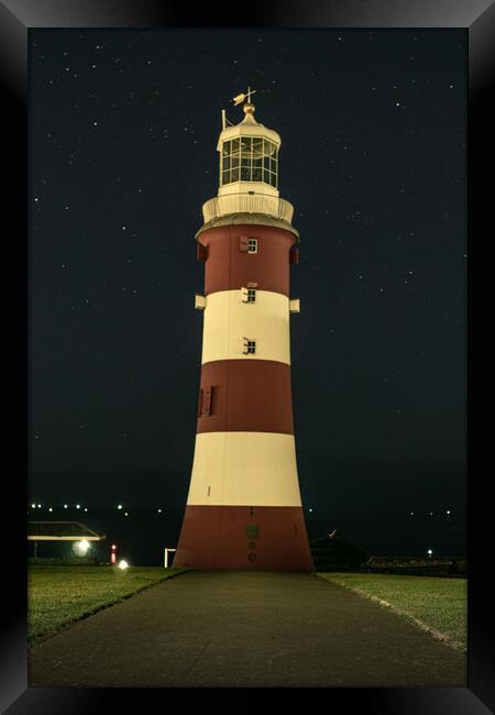 Smeaton's Tower Plymouth Hoe Devon Framed Print by Gareth Williams