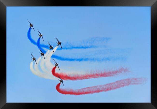 Patrouille Acrobatique de France Framed Print by Arterra 