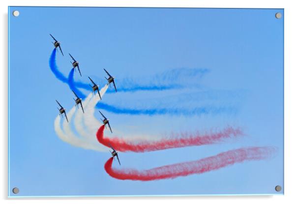 Patrouille Acrobatique de France Acrylic by Arterra 