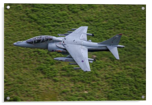 British Aerospace Harrier T12 Acrylic by Oxon Images