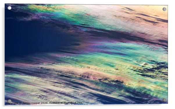 ice crystals Acrylic by Ashley Cooper